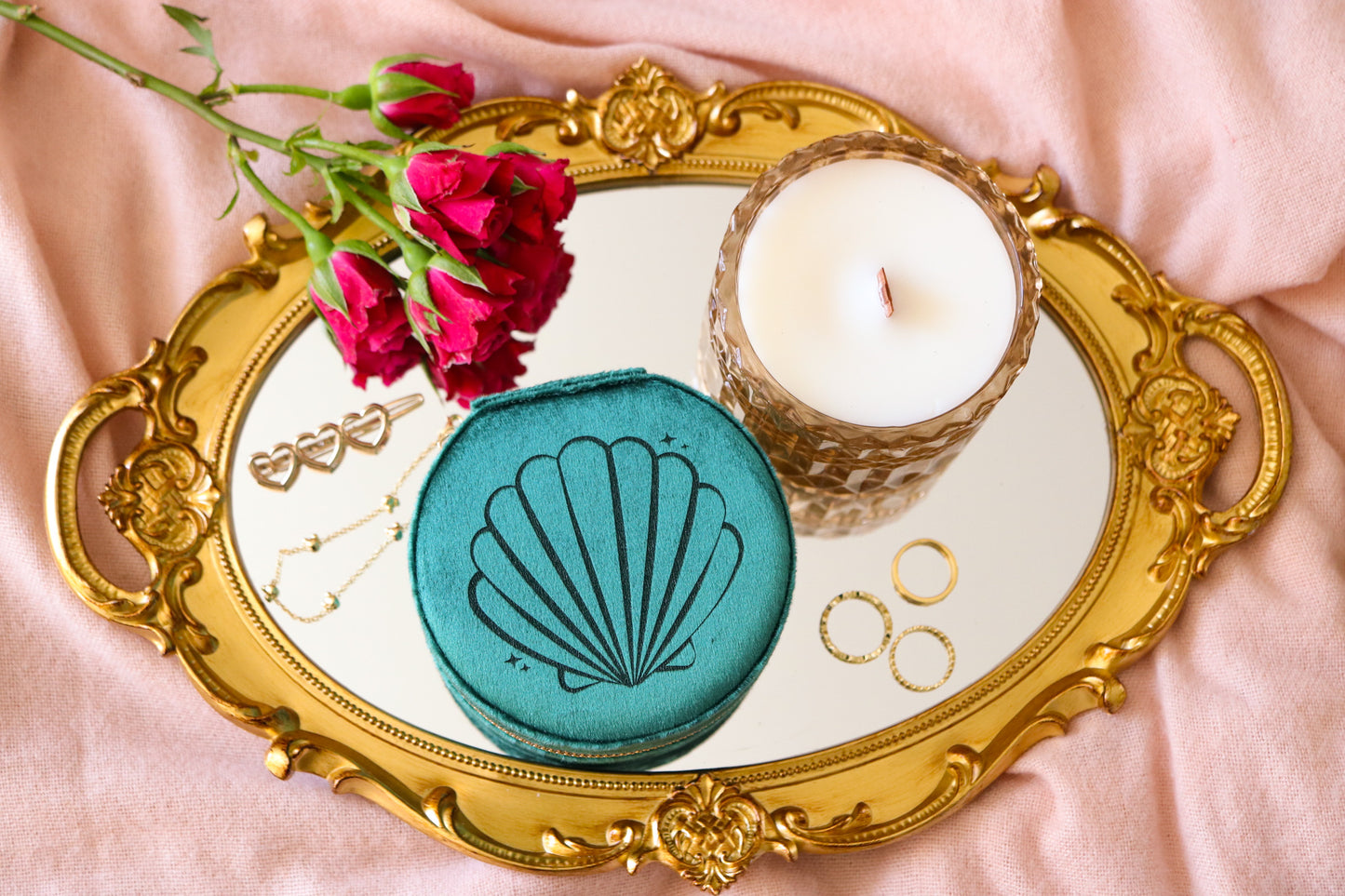 MERMAID SHELL JEWELRY CASE