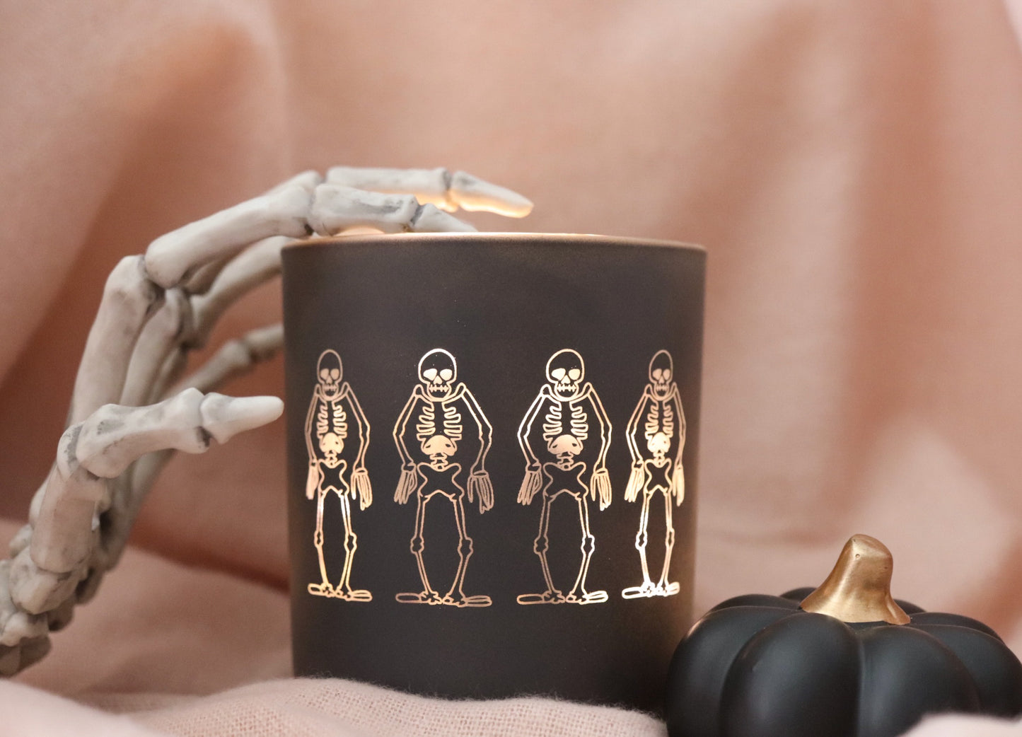 SPOOKY SKELETONS MATTE JAR