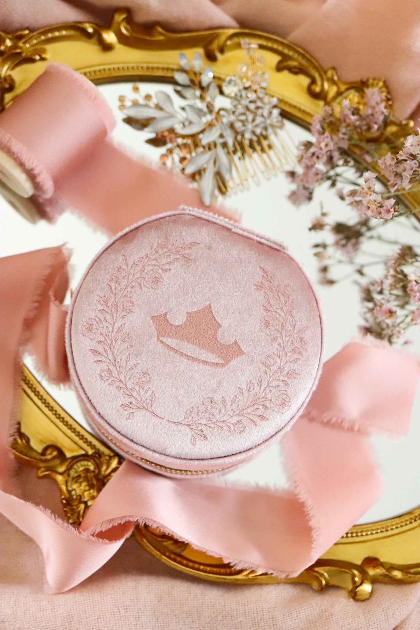 ROSE CROWN JEWELRY CASE