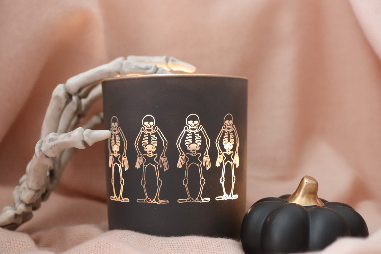SPOOKY SKELETONS MATTE JAR