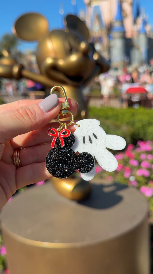 CLASSIC MOUSE BAG CHARM SET/ KEYCHAIN