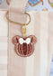 FALL MISS MOUSE PUMPKIN BAG CHARMS/ KEYCHAINS