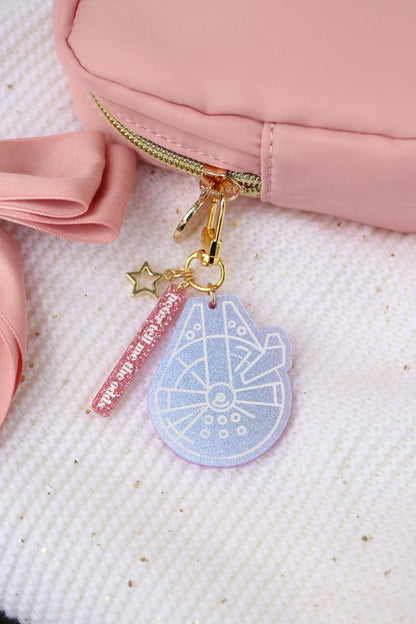 GALAXY SHIP BAG CHARM SET/ KEYCHAIN