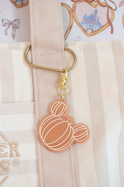 FALL MOUSE PUMPKIN BAG CHARMS/ KEYCHAINS
