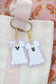 GLITTER MOUSE GHOSTS BAG CHARMS/ KEYCHAINS