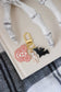 HALLOWEEN PUMPKIN MINI BAG CHARMS/ KEYCHAINS SET