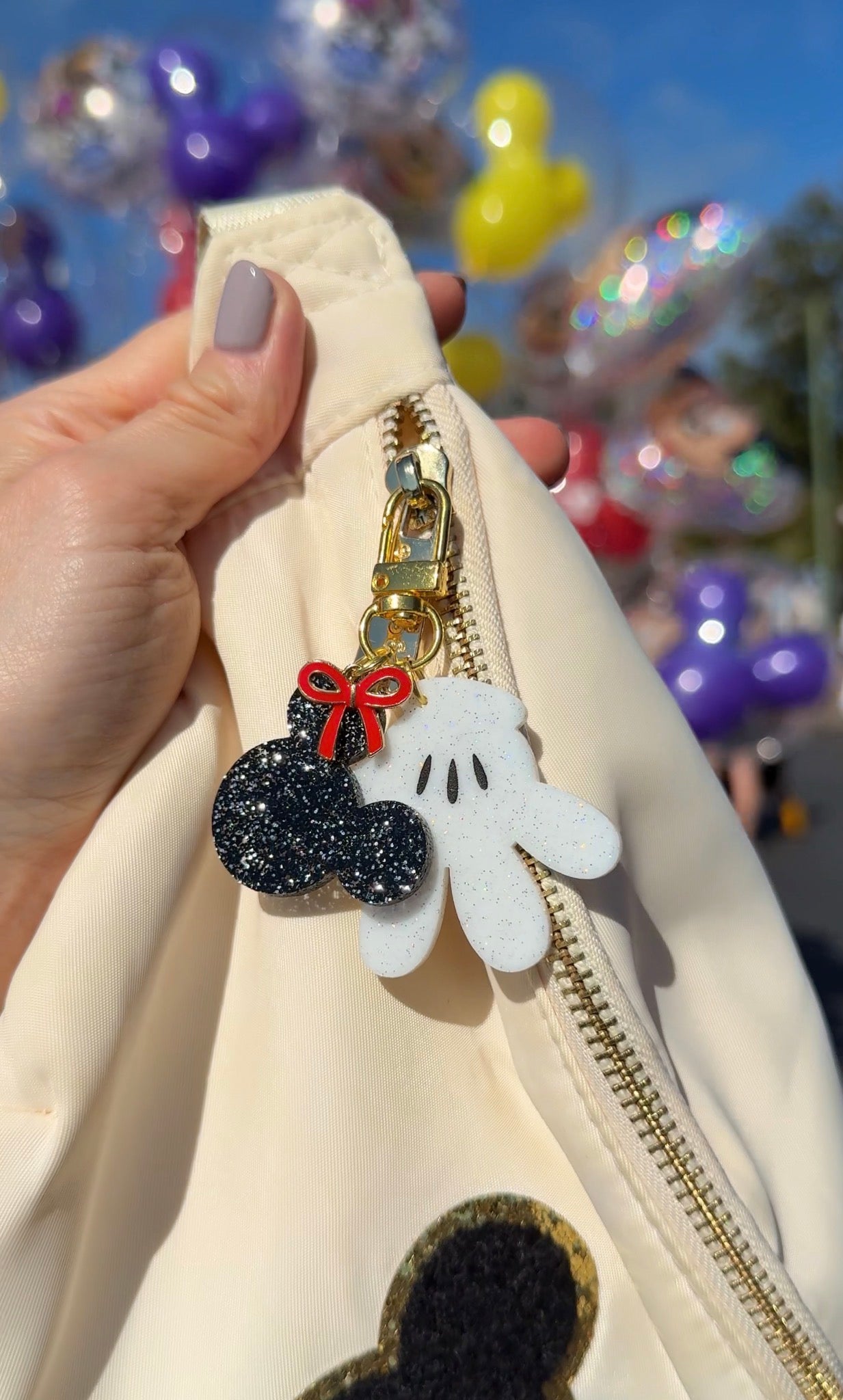 CLASSIC MOUSE BAG CHARM SET/ KEYCHAIN