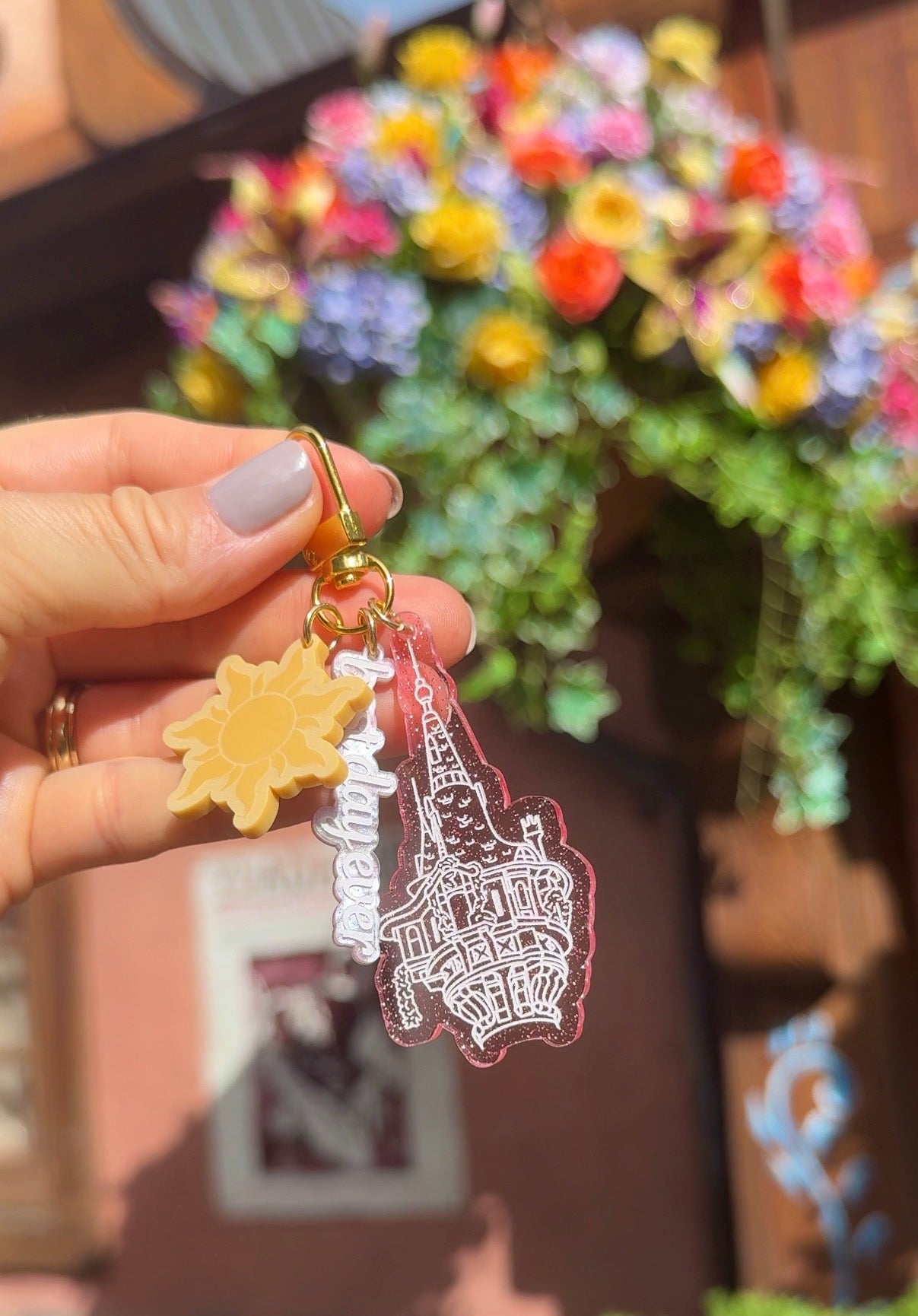 TOWER BAG CHARM SET/ KEYCHAIN