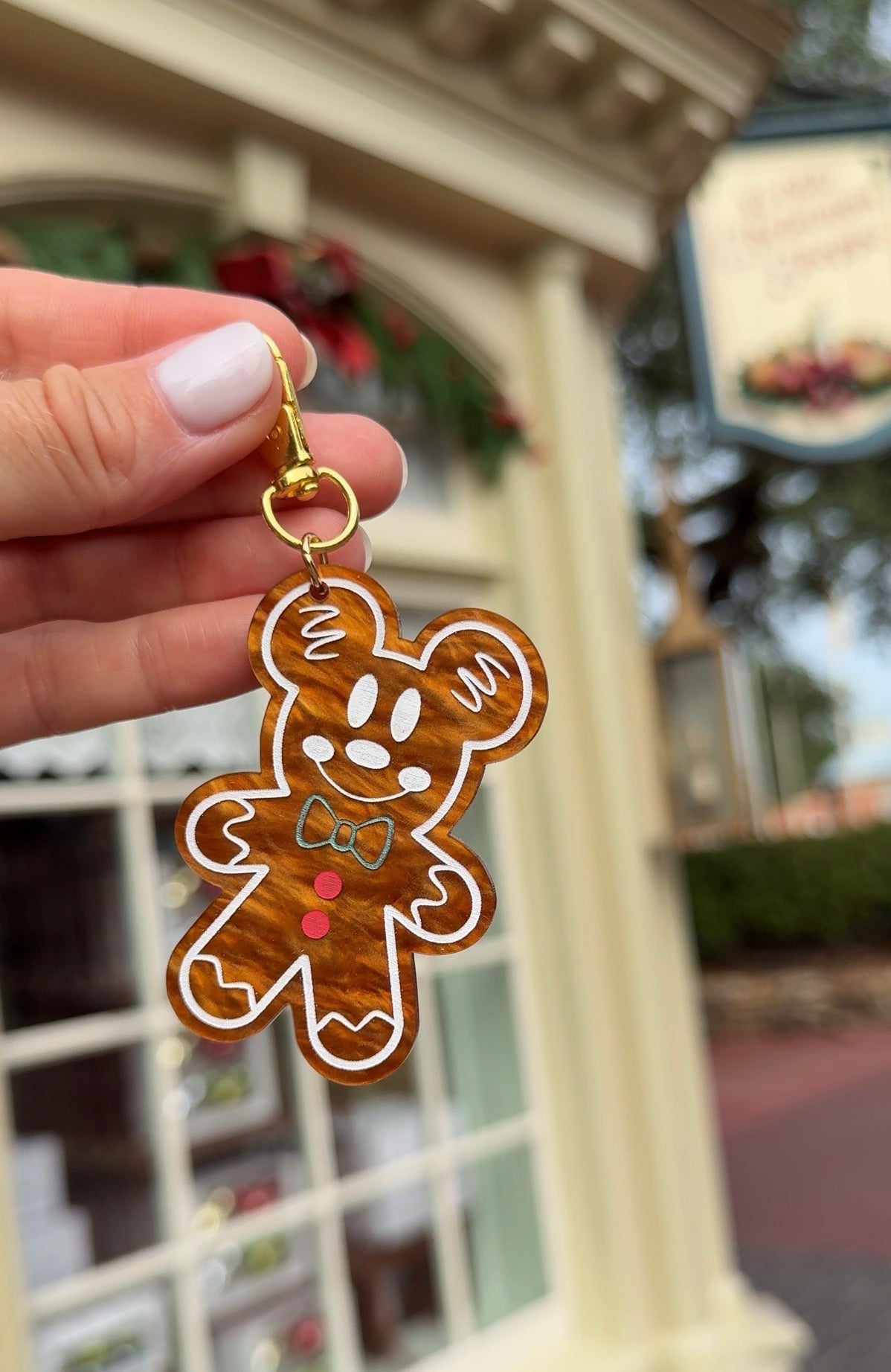 GINGERBREAD MOUSE BAG CHARMS/ KEYCHAINS