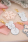 SNOW MICE BAG CHARMS/ KEYCHAINS