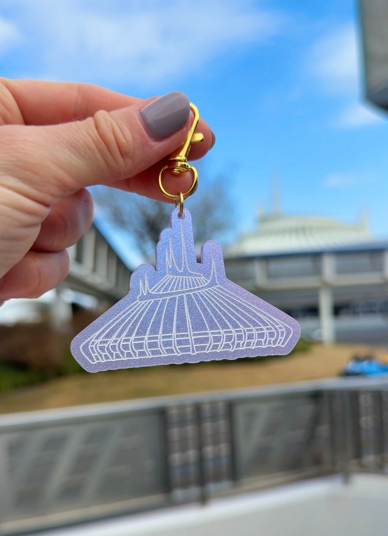 SPACE COASTER BAG CHARM/ KEYCHAIN
