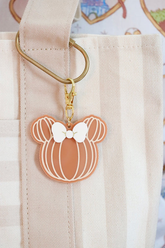 FALL MISS MOUSE PUMPKIN BAG CHARMS/ KEYCHAINS