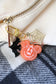 HALLOWEEN PUMPKIN MINI BAG CHARMS/ KEYCHAINS SET