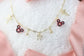MOUSE WREATH MINI CHARM NECKLACE