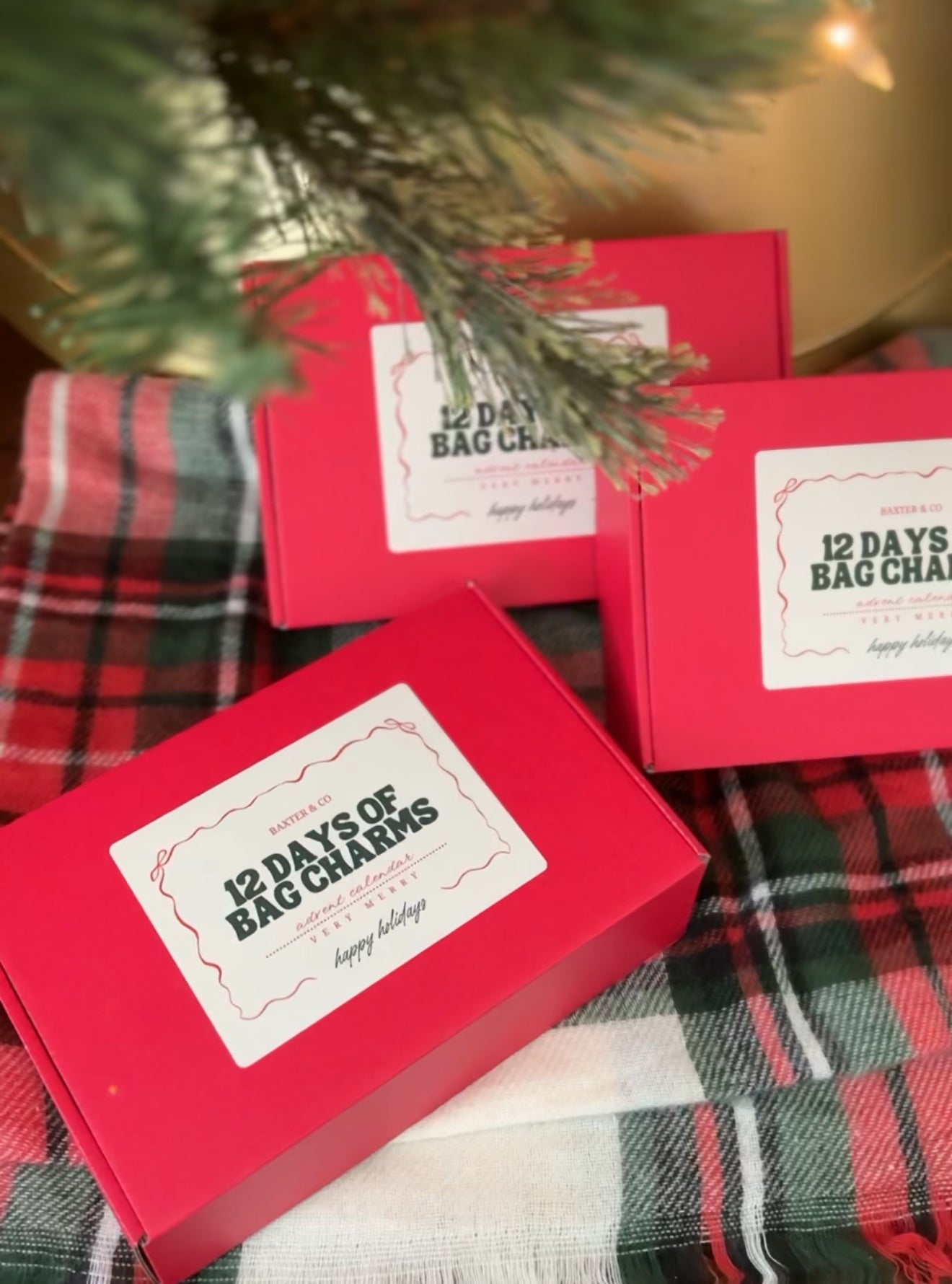 12 DAYS OF BAG CHARMS ADVENT CALENDAR