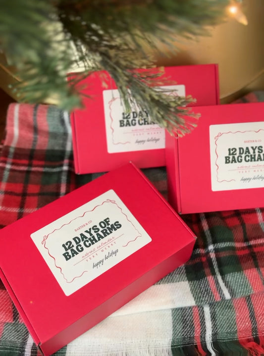 12 DAYS OF BAG CHARMS ADVENT CALENDAR