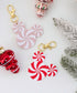 MOUSE PEPPERMINT BAG CHARMS/ KEYCHAINS