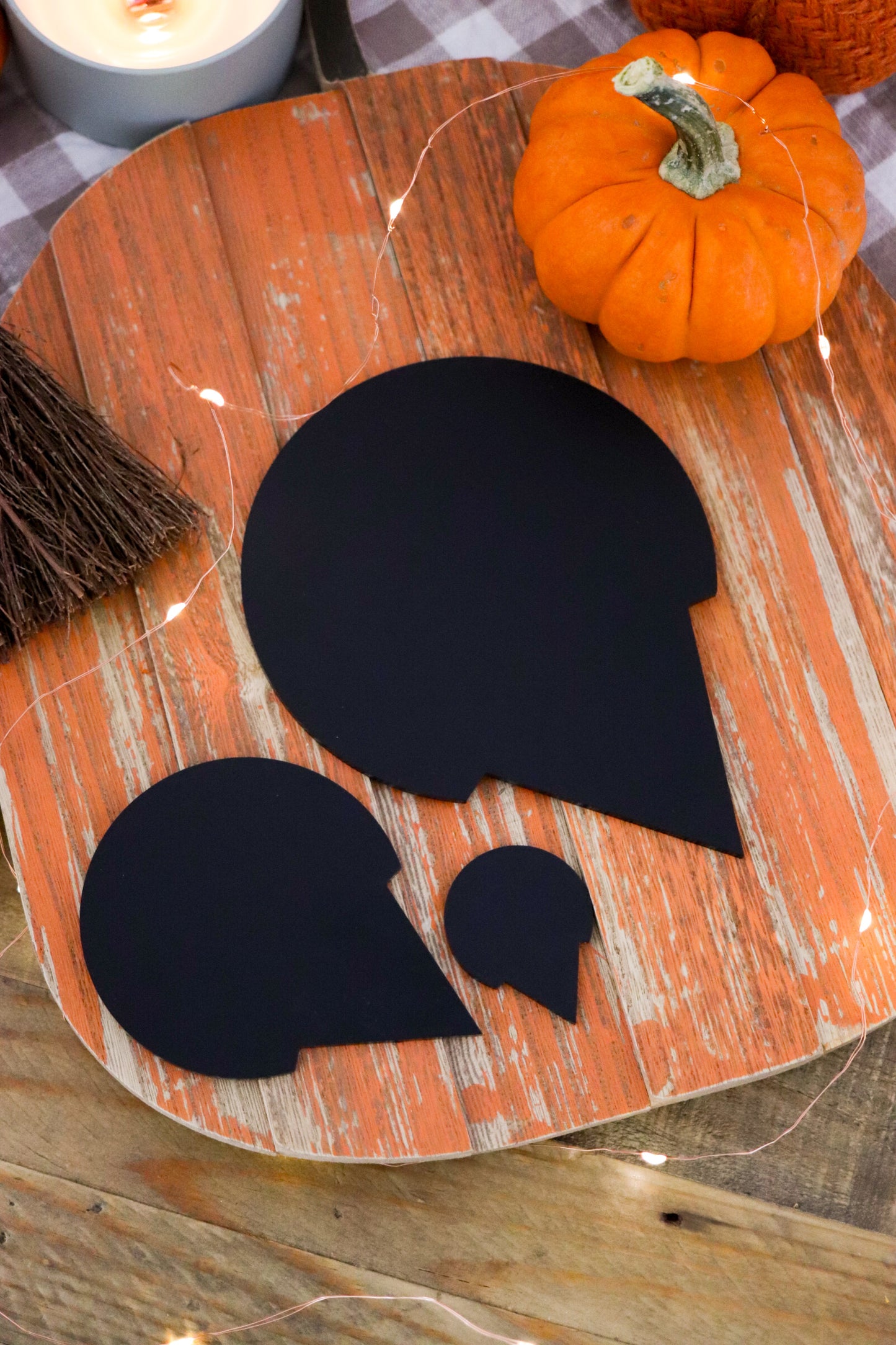 MEDIUM MOUSE PUMPKIN EARS