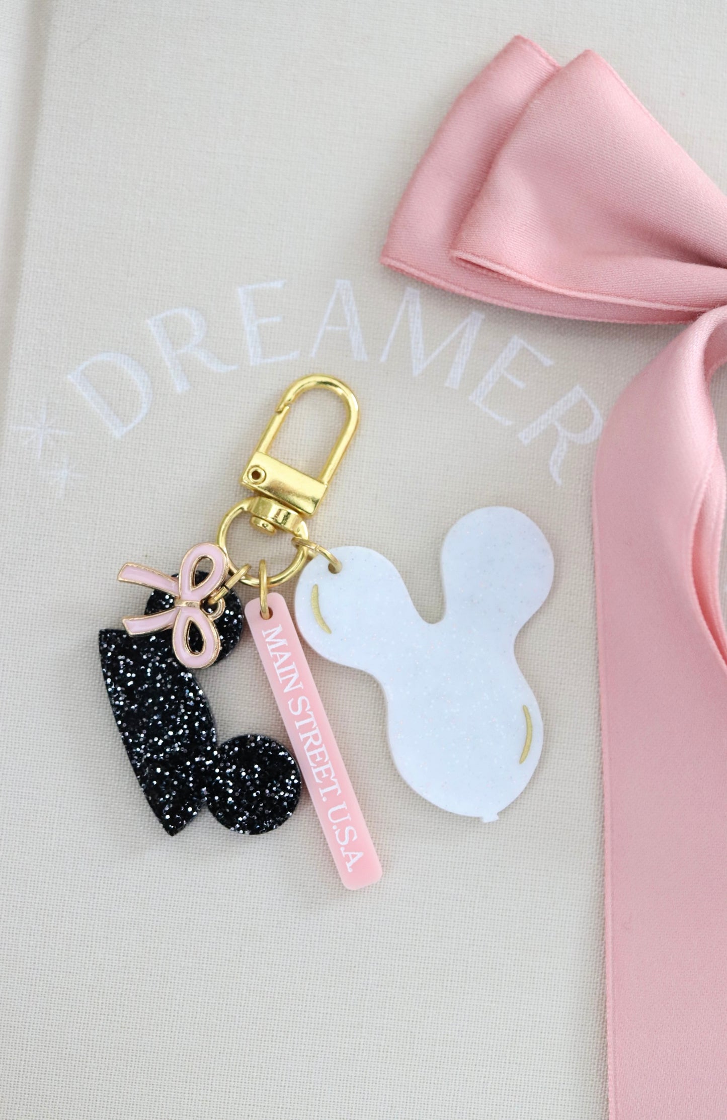 MAIN STREET BAG CHARM SET/ KEYCHAIN