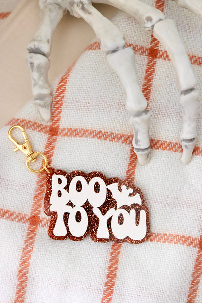 BOO TO YOU BAG CHARMS/ KEYCHAINS