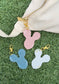 MOUSE BALLOONS BAG CHARM/ KEYCHAIN