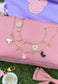 CLOCK MINI CHARM NECKLACE