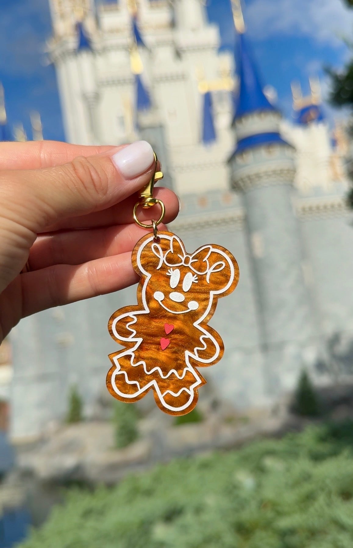 MISS GINGERBREAD MOUSE BAG CHARMS/ KEYCHAINS