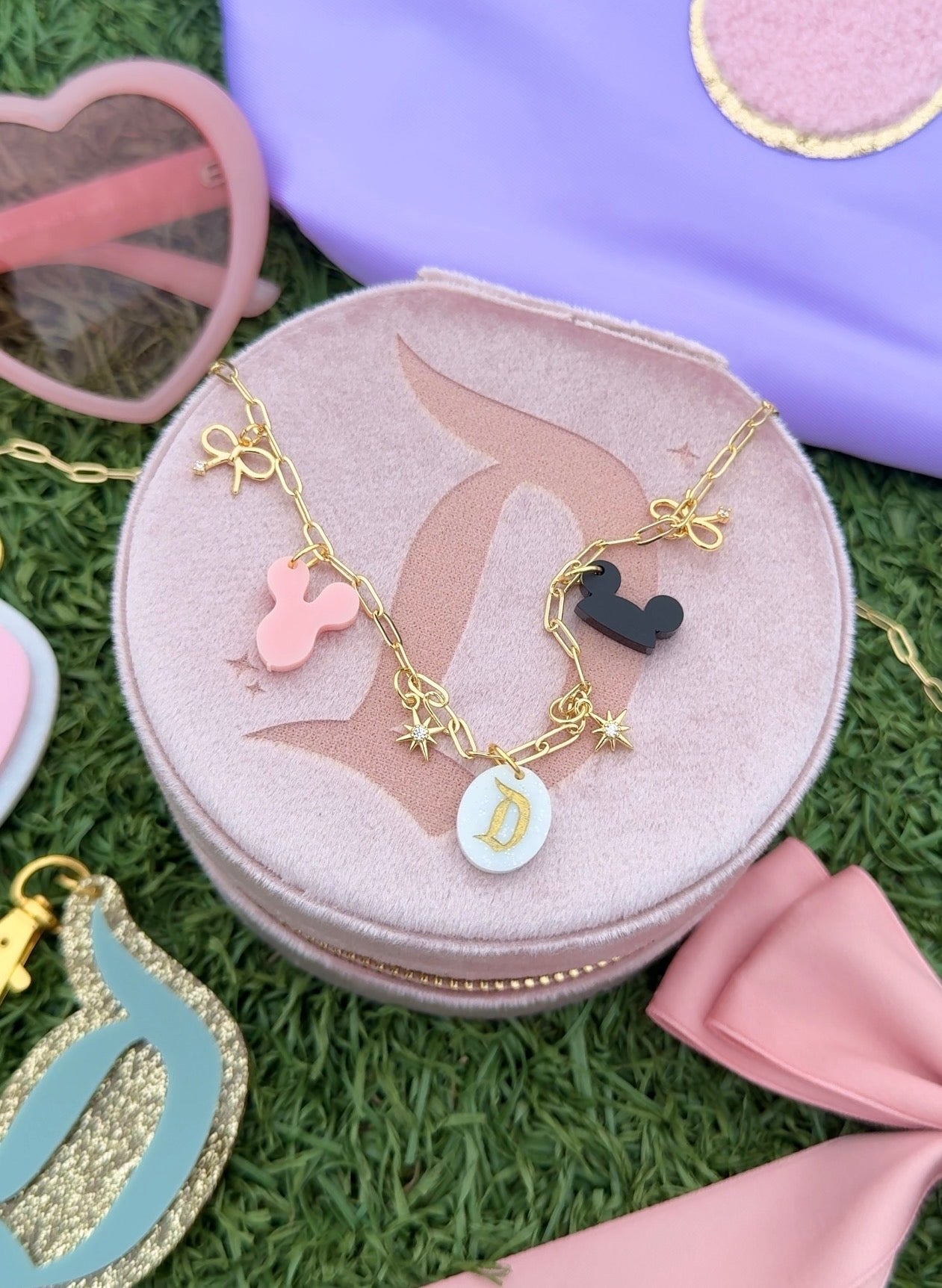 BALLOON PARK (D) MINI CHARM NECKLACE
