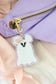GLITTER MOUSE GHOSTS BAG CHARMS/ KEYCHAINS
