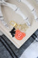 HALLOWEEN PUMPKIN MINI BAG CHARMS/ KEYCHAINS SET