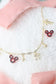 MOUSE WREATH MINI CHARM NECKLACE