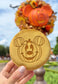 MOUSE-O-LANTERN PUMPKIN VELVET JEWERLY CASE