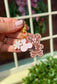 MOUSE GINGERBREAD MINI BAG CHARMS/ KEYCHAINS SET