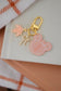FALL PUMPKIN MINI BAG CHARMS/ KEYCHAINS SET