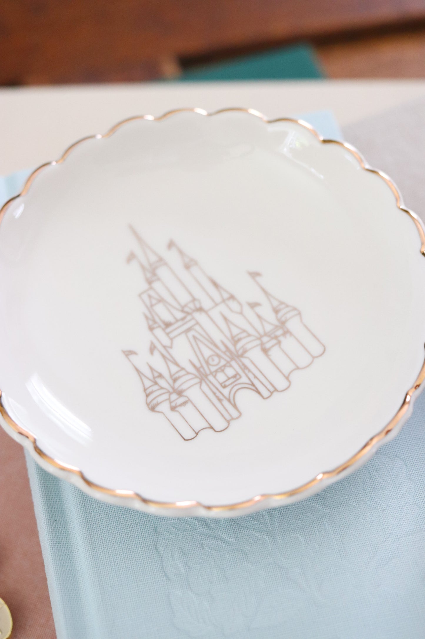 CASTLE TRINKET JEWELRY DISH