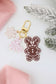 MOUSE GINGERBREAD MINI BAG CHARMS/ KEYCHAINS SET