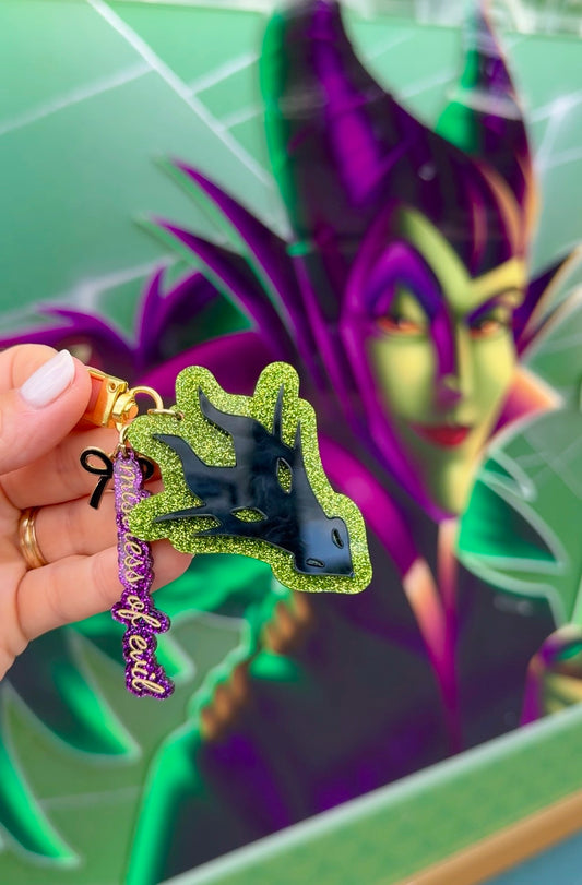 MISTRESS OF EVIL BAG CHARMS/ KEYCHAINS SET