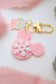 SNOW GLOBE MOUSE MINI BAG CHARMS/ KEYCHAINS SET