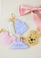 CASTLE AND NEVER STOP DREAMING BAG CHARM SET/ KEYCHAIN