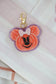 GLITTER MOUSE PUMPKIN BAG CHARMS/ KEYCHAINS