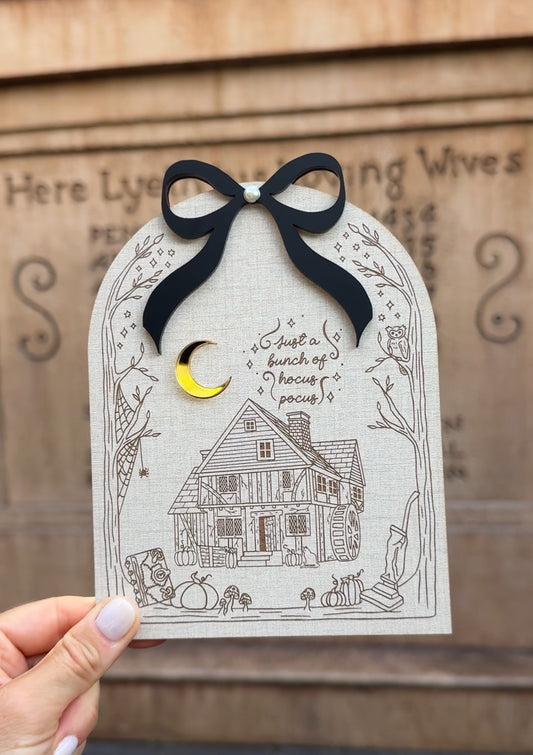 WITCH COTTAGE HOME SIGN