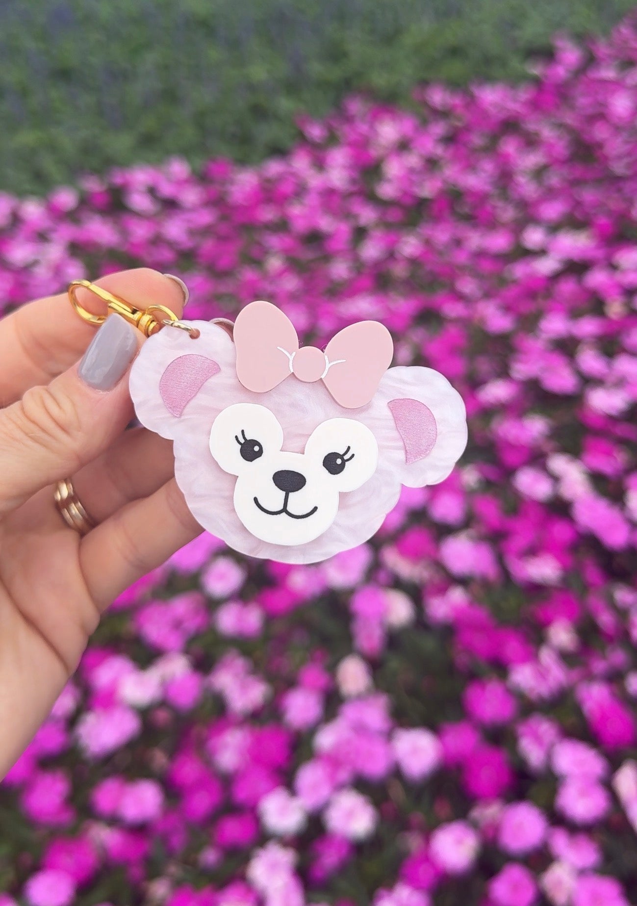 MISS BEAR FRIEND BAG CHARM/ KEYCHAIN