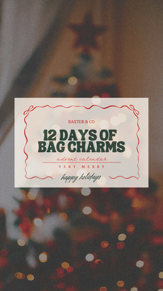 12 DAYS OF BAG CHARMS ADVENT CALENDAR