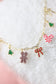 MOUSE GINGERBREAD MINI CHARM NECKLACE