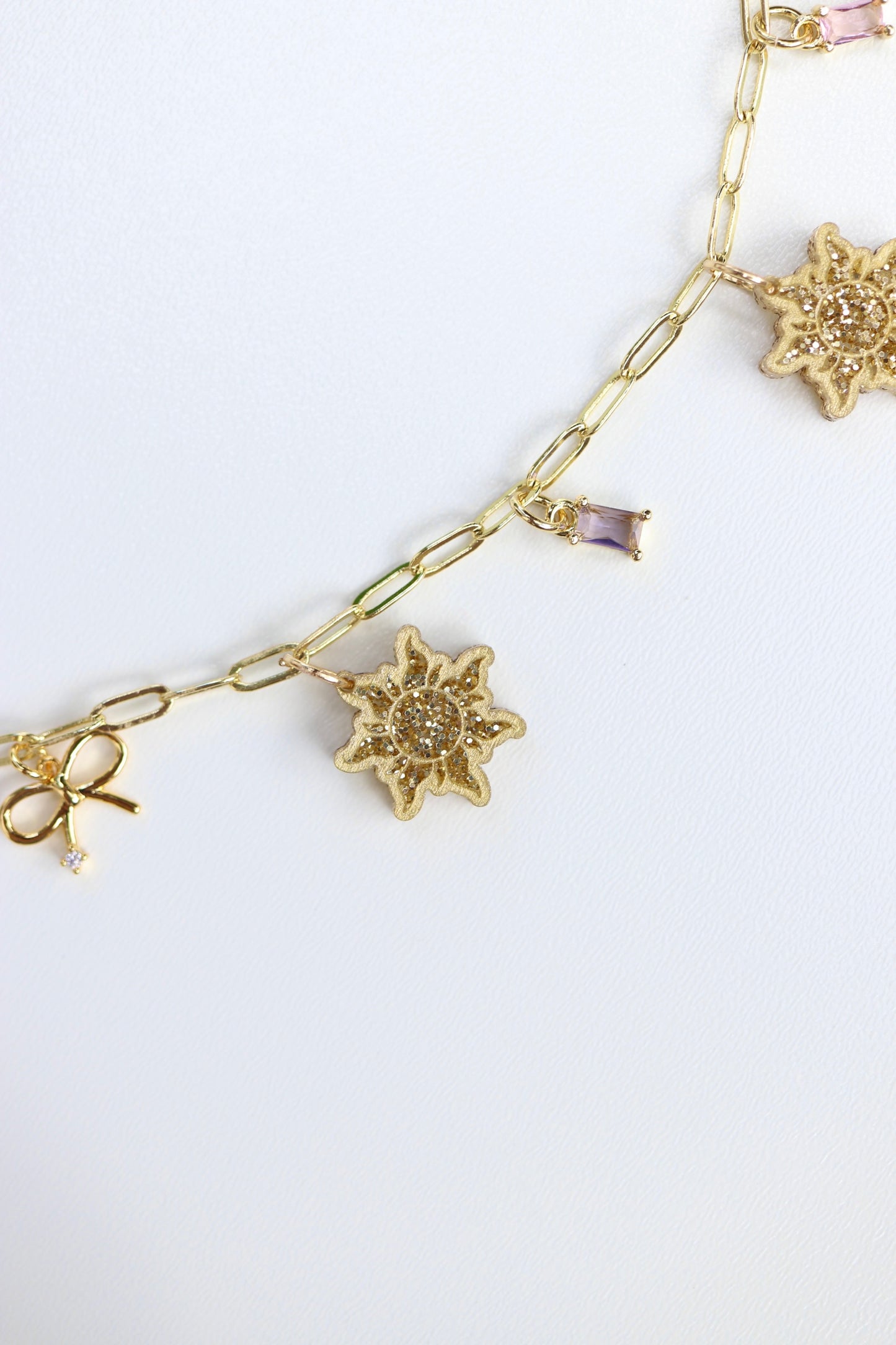 SUN MINI CHARM NECKLACE