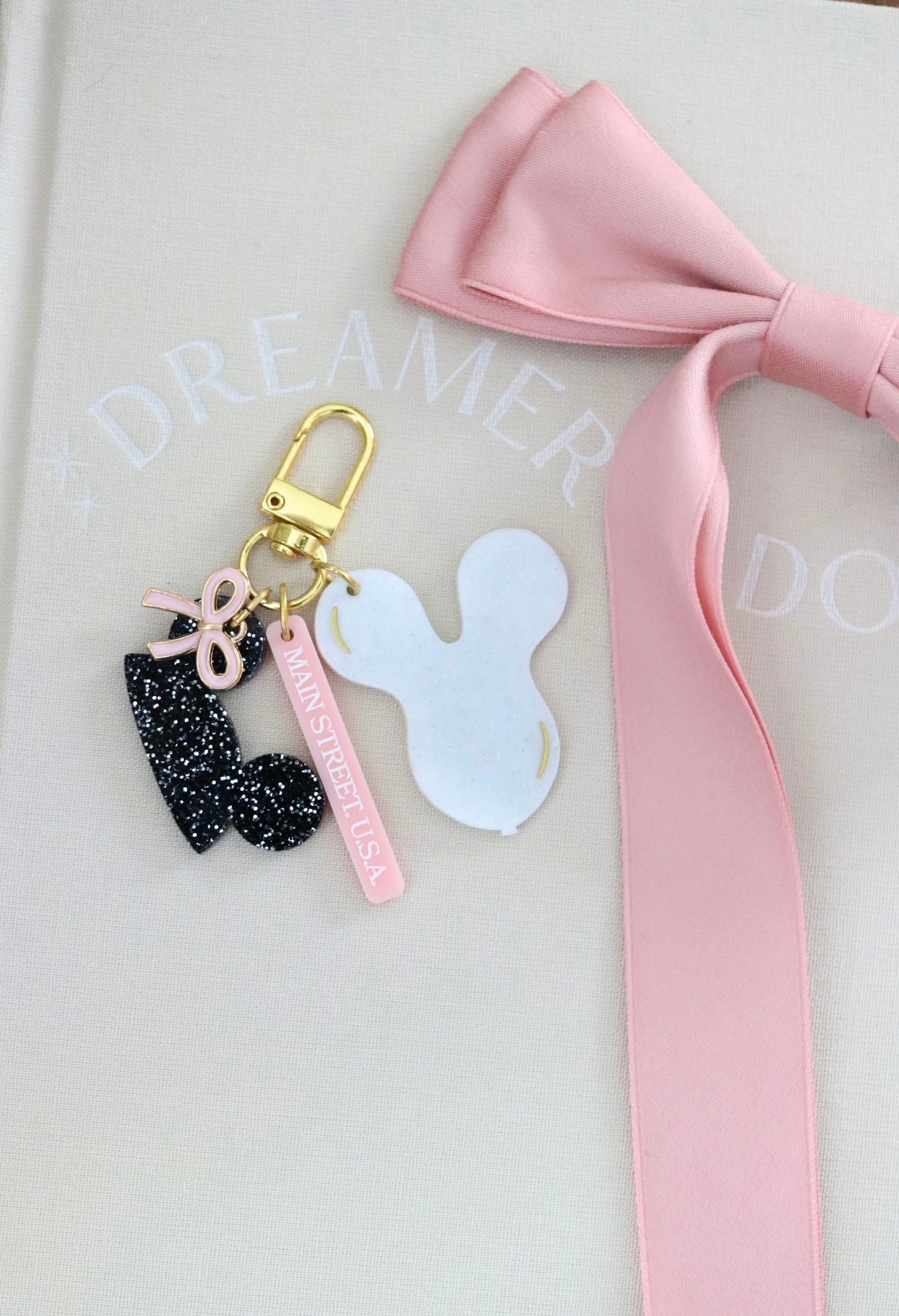 MAIN STREET BAG CHARM SET/ KEYCHAIN