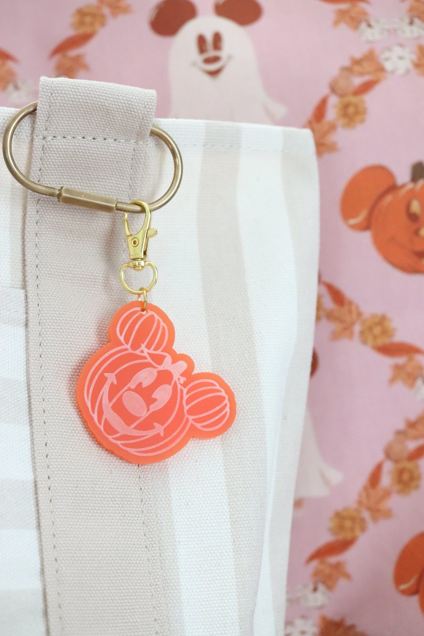 MOUSE-O-LANTERN BAG CHARMS/ KEYCHAINS