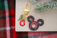 MOUSE WREATH MINI BAG CHARMS/ KEYCHAINS SET