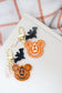 HALLOWEEN MOUSE-O-LANTERN MINI BAG CHARMS/ KEYCHAINS SET