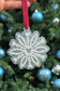 COZY MOUSE SNOWFLAKE ORNAMENT